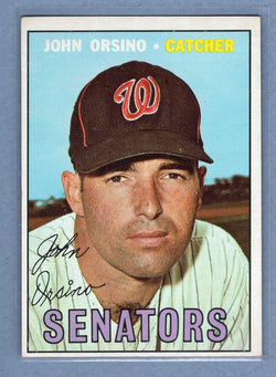 1967 Topps #207 John Orsino EX  GO360