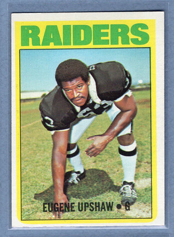 1972 Topps #186 Gene Upshaw (R) (HOF) EX-MT  GO326