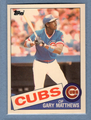 1985 Topps Tiffany #210 Gary Matthews NM