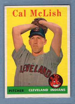 1958 Topps #208 Cal McLish (a) VG-EX  GO387