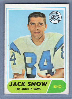 1968 Topps #184 Jack Snow (R)  VG-EX  GO801