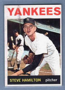 1964 Topps #206 Steve Hamilton EX-MT    GO438