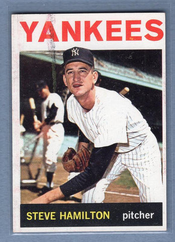1964 Topps #206 Steve Hamilton EX-MT    GO438