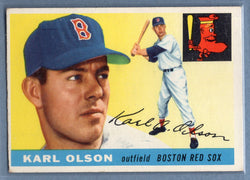 1955 Topps #72 Karl Olson  VG-EX  GO93