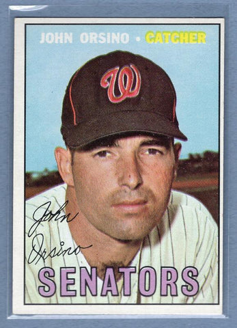 1967 Topps #207 John Orsino EX-MT   GO440