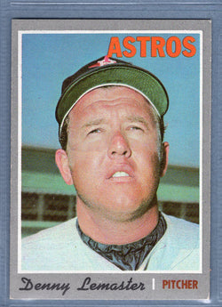 1970 Topps #178 Denny Lemaster  EX-MT  SB2