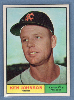 1961 Topps #24 Ken Johnson EX-MT  GO522