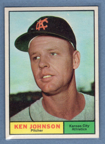 1961 Topps #24 Ken Johnson EX-MT  GO522