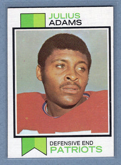 1973 Topps #278 Julius Adams EX-MT     GO375
