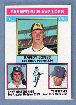 1976 Topps #201 Nl Era Leaders  (e) EX-MT  GO450