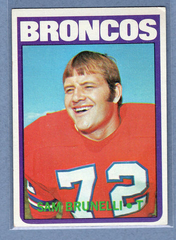 1972 Topps #208 Sam Brunelli EX  GO210