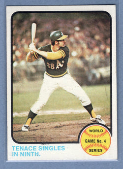 1973 Topps #206 World Series Game 4 (Tenace Singles in Ninth Inning)  EX-MT  GO550