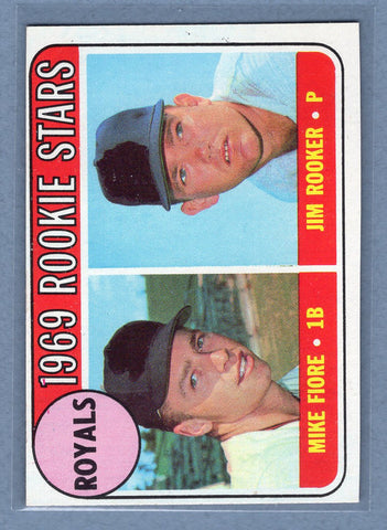 1969 Topps #376 Royals Rookies (c) EX-MT  GOWABB