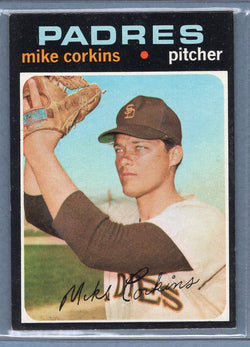 1971 Topps #179 Mike Corkins  EX  SB1