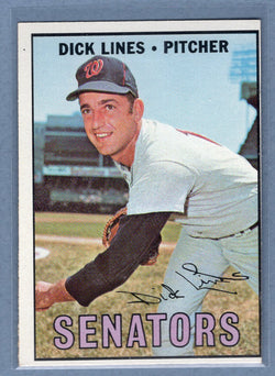 1967 Topps #273 Dick Lines (st) VG   GO340