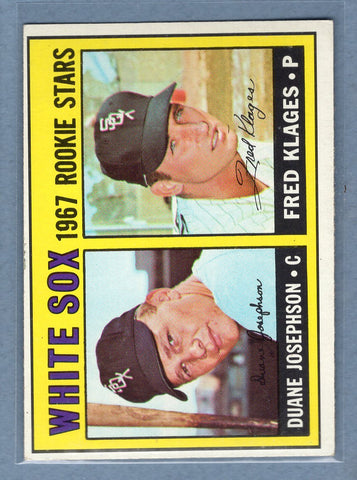 1967 Topps #373 White Sox Rookies (a) EX-MT   GO223