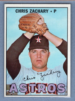 1967 Topps #212 Chris Zachary EX-MT  GO360