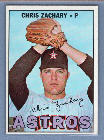 1967 Topps #212 Chris Zachary EX-MT  GO360