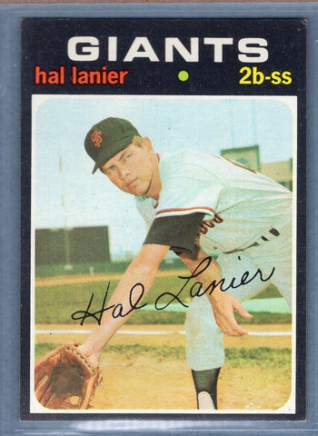 1971 Topps #181 Hal Lanier  EX  GO747