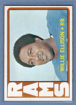 1972 Topps #62 Willie Ellison EX  GO100
