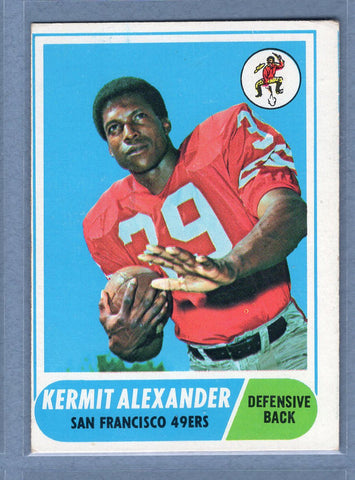 1968 Topps #191 Kermit Alexander  VG-EX  GO801