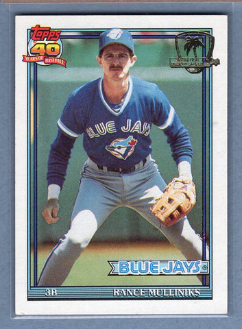 1991 Topps Desert Shield #229 Rance Mulliniks  NM  GO625