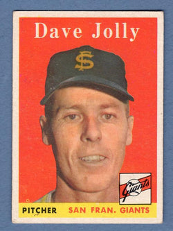 1958 Topps #183 Dave Jolly VG-EX  GO495