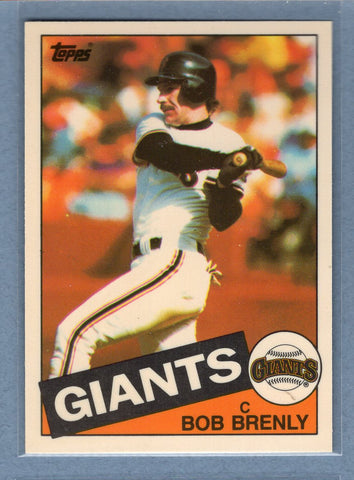 1985 Topps Tiffany #215 Bob Brenly NM