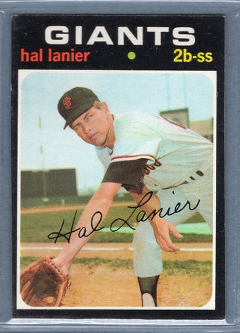 1971 Topps #181 Hal Lanier  EX  SB1