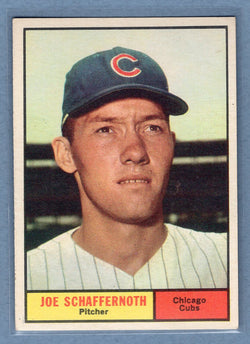 1961 Topps #58 Joe Schaffernoth EX-MT  GO522