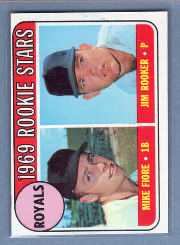 1969 Topps #376 Royals Rookies (e) EX-MT  GOWABB