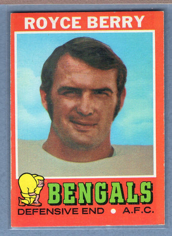 1971 Topps #182 Royce Berry EX-MT  GO260