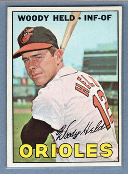 1967 Topps #251 Woody Held EX-MT  GO390