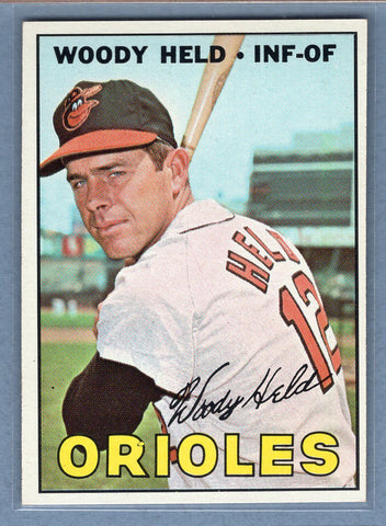 1967 Topps #251 Woody Held EX-MT  GO390