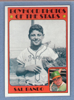 1972 Topps #348 Sal Bando KP EX-MT   GO311