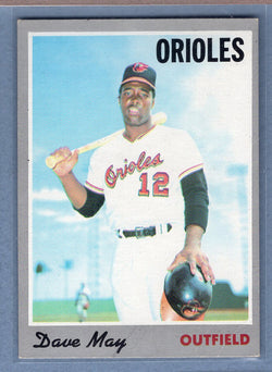 1970 Topps #81 Dave May  (c) VG  GO900