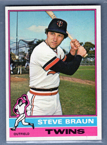 1976 Topps #183 Steve Braun  EX-MT  GOSB1