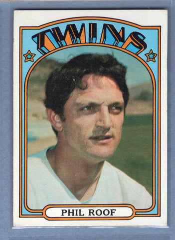 1972 Topps #201 Phil Roof EX  GO500