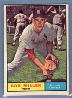 1961 Topps #314 Bob Miller(c) EX   GO417