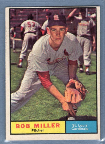 1961 Topps #314 Bob Miller(c) EX   GO417