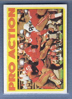1972 Topps #124 John Brodie EX-MT GO181