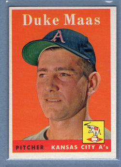 1958 Topps #228 Duke Maas EX-MT     G0364