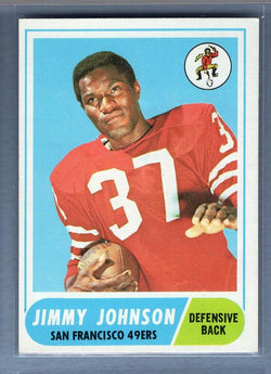 1968 Topps #61 Jimmy Johnson (HOF) EX-MT  GO205