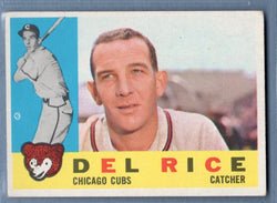1960 Topps #248 Del Rice VG Set Break 1