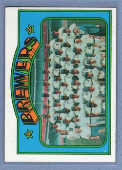 1972 Topps #106 Milwaukee Brewers (b) EX-MT  GO315