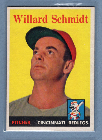 1958 Topps #214 Willard Schmidt (a) EX  GO387