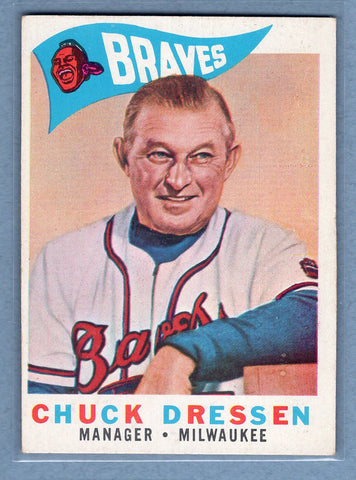 1960 Topps #213 Chuck Dressen EX  GO480