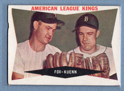 1960 Topps #429 American League Kings (Fox, etc.) (d) VG  GO257