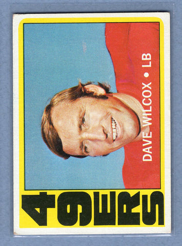 1972 Topps #69 Dave Wilcox (HOF) VG-EX  GO100
