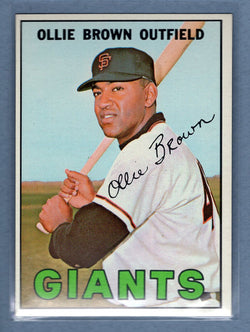1967 Topps #83 Ollie Brown EX-MT  GO263